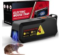 ASFASFq-Piège à Souris électrique,Piège à Souris,Piège réutilisable, Haute efficacité pour capturer Les rongeurs, Convient pour la Cuisine, l'entrepôt, Le Salon