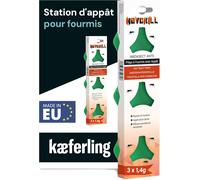 ASFASFq-Piège Fourmis 3 Pièces Appât Puissant Intérieur Extérieur Boîte Contre Insectes Maison Solution Efficace Fabriquée en UE