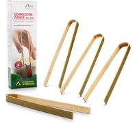 ASFASFq-Pince à Limaces - Lot de 4 Répulsif à Escargots en Bambou Naturel pour Lutter Contre Les Ravageurs Végétaux Convient Également comme Mini-Pince pour Le Barbecue, ou Pince de Cuisine.