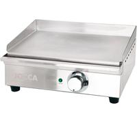 ASFASFq-Plancha Électrique Teppanyaki en Acier Inoxydable avec Surface de Cuisson 39,6x26 cm
