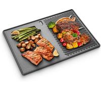 ASFASFq-Plaque de cuisson en fonte - 43 x 32 cm - Pour barbecue Enders Boston 4 et 6 - Pour Landmann Triton 13190 3 et 4 brûleurs - Enders Monroe Pro 4 SIK Turbo - Enders Boston Pro 4 SIKR - Plancha