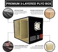 Asfasfq-Plyo Box - 20-24-30 Pouces - Couche Antidérapante Et Absorbant Les Chocs