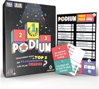 Asfasfq-Podium - Le Jeu De Quiz Pour Trouver Le Top 3 Des Meilleures Réponses - Jeux De Société Pour Des Moments En Famille Ou Entre Amis - À Partir De 14 Ans - De 2 À 8 Joueurs