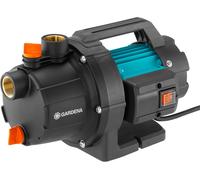 ASFASFq-Pompe de jardin 3000/4 Basic : Pompe d'arrosage avec débit de 3000 l/h, puissance 600 W, longue durée de vie grâce à un arbre en inox, possibilité de raccord arroseur (9010-47)
