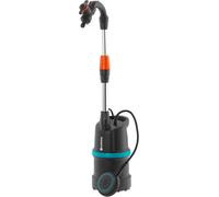 ASFASFq-Pompe pour collecteur d¿eau de pluie 4000/1 avec câble : pompe immergée avec filtre intégré, débit 4 000 l/h, vanne de régulation pour régler la quantité d¿eau (1762-20)