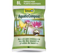 ASFASFq-Pond AquaticCompost - Engrais, Terreau pour Fond de Bassin ¿ Nutriments pour Plantes de Bassin de Jardin et d¿Ornement - Favorise la Croissance des Plantes ¿ 8 L