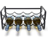 Asfasfq-Porte-Bouteilles Modulable - Porte-Bouteilles Empilable - Noir