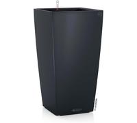 ASFASFq-Pot de Fleurs d'Extérieur et d'Intérieur ¿ Cubico Color 22 ¿ Réserve d'Eau Intégrée ¿ Coloris Gris Ardoise ¿ 22 x 22 x 41 cm