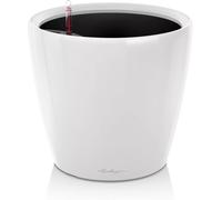 Asfasfq-Pot De Fleurs D'interieur ¿ Premium Classico Ls ¿ Réserve D'eau Intégrée ¿ Coloris Blanc ¿ Ø 21 X 20 Cm