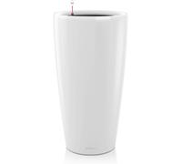 Asfasfq-Pot De Fleurs D'interieur ¿ Premium Rondo ¿ Réserve D'eau Intégrée ¿ Coloris Blanc ¿ Ø 32 X 56 Cm