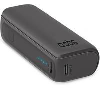 Asfasfq-Powerbank Compact 5000mah Chargeur Portable 10w Charge Rapide Chargeur Pour Smartphone Android Et Iphone Transportable En Avion, 1 Port Usb-C Et 1 Usb-A, Câble De Charge Inclus