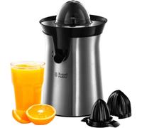 ASFASFq-Presse Agrumes Electrique [Automatique] Classic Inox brossé (Facile & rapide,2 Sens Rotation,2 Cônes Interchangeables, sans BPA, lavables lave-vaiselle, Bec verseur stop goutte) 22760-56