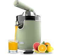 ASFASFq-Presse-agrumes électrique Xqueeze RetroJuice 1000 Green. Pour oranges et agrumes, 1000 W, filtre inox, 2 cônes amovibles, capacité 500 ml, compatible lave-vaisselle.