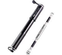 Asfasfq-Pro-Bike Tool Mini Pompe À Vélo Avec Jauge ¿ Compatible Avec Presta Et Schrader ¿ Gonflage Précis ¿ Kit De Montage Inclus ¿ 100 Psi