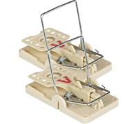 ASFASFq-PROTECT EXPERT VICTOR RATAP2 Pièges À Rat - 2 Tapettes Plastiques - Rapide, Précis Et Faciles A Utiliser