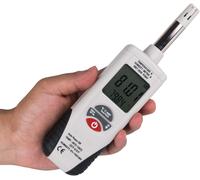 Asfasfq-Psychromètre Numérique - Mètre D'humidité De La Température De Rétroéclairage De Poche Avec Point De Rosée Et Température De Bulbe Humide - Batterie Incluse, M350