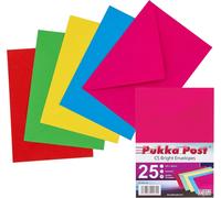 Asfasfq-Pukka Lot De 25 Enveloppes Gommées 100 G/M² 229 X 162 Mm Format C5 Bright