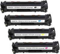 ASFASFq-Pure-color Compatible Cartouche d'encre Remplacement pour HP 131X 131A CF210X CF210A Laserjet Pro 200 Color M251nw M276nw, 128A CE320A CP1525n CM1415fnw, 125A CB540A CP1215 CP1518ni CM1312