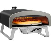 ASFASFq-Q Four à Pizza Extérieur à Gaz, avec Fonction Rotative, 50 mbar, Pierre à Pizza de 33 cm, Portable, pour Jardin, Terrasse et Balcon, Noir