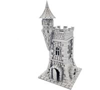 ASFASFq-QP3D - Paysage de Terrain Gardien pour Wargames, Miniatures 28-32 mm, Accessoires DND, D&D, Impression 3D et Peinture Métallique