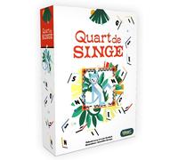 Asfasfq-Quart De Singe - Jeu De Société - Jeu D'ambiance - Jusque À 8 Joueurs - 10 Ans Et Plus - Jouer En Famille Et Entre Amis - Jeu De Bluff Et De Vocabulaire - Par Les Auteurs De Blanc Manger Coco