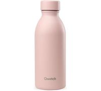 Asfasfq-Qwetch - Bouteille Isotherme 500ml Pastel Rose - Icon - Gourde Design Compacte Et Élégante Inox Recyclé - 24h Froid Et 12h Chaud - Etanche, Sans Bpa