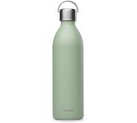 Asfasfq-Qwetch - Bouteille Isotherme Active Vert Tilleul 1l - Gourde Avec Anse Inox Recyclé - 24h Froid Et 12h Chaud - Etanche, Sans Bpa & Compacte