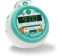ASFASFq-Radio-réveil Forest FM USB Projection Double Alarme 477343, Vert, S
