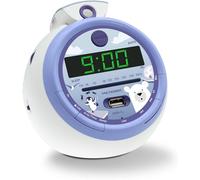 ASFASFq-Radio-réveil Iceberg FM USB Projection avec Alarme 477344, Violet
