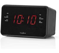 ASFASFq-Radio-réveil numérique Pa ntaille LED de 0,9"" FM