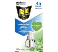 ASFASFq-Raid Essentials Recharge pour prise anti-moustiques 45 nuits Protection électrique contre les moustiques et moustiques tigres 32 ml