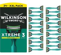 Asfasfq-Rasoir Jetable Pour Hommes Wilkinson Sword Xtreme 3 Sensitive, Idéal Pour Les Trousses De Toilette Des Hommes, Parfait Pour Le Rasage Quotidien, Lot De 24