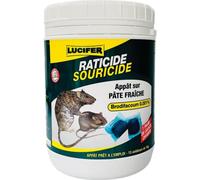 ASFASFq-Raticide Souricide Pâte Fraîche 150g ¿ Brodifacoum 0,001% ¿ Appât Puissant pour Rats et Souris ¿ Intérieur & Extérieur ¿ Elimine Rongeurs Rapidement