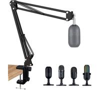 ASFASFq-Razer Seiren Bras de support pour micro avec housse en mousse pare-brise, compatible avec Razer Seiren MiniV3, V3 Chroma, V2 X, V2 Pro, Mini microphone USB