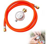 ASFASFq-Régulateur De Gaz 50 Mbar, Detendeur Propane, Détendeur Butane Réducteur De Pression, Détendeurs Et Gaz De 150cm De Long Tuyaux De Gaz pour Barbecue, Cuisinière à Gaz, Barbecue, Camping