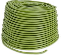ASFASFq-Relaxdays Lien Tubulaire pour Plantes, Tuyau Creux en Caoutchouc, 50 m x 3 mm, pour Fleurs, arbrisseaux, Arbres, Vert