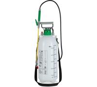 ASFASFq-relaxdays Pulvérisateur de Jardin 8 litres, buse réglable, pour Eau et désherbant, Vaporisateur, avec Graduation, Blanc