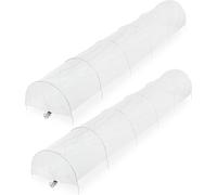 Asfasfq-Relaxdays Serre, Lot De 2, 3,7 M De Long, En Bâche En Pvc, Tunnel De Culture, Plantes, Transparent