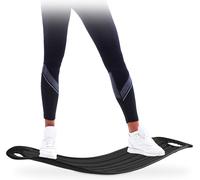 Asfasfq-Relaxdays Twist Board Planche D'équilibre Maniable Pour Entraînement Complet Du Corps, Planche D'entraînement Xl Résistante Jusqu'à 150 Kg, Bleu