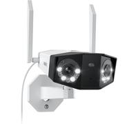 ASFASFq-Reolink 4K 8MP Camera Surveillance WiFi, Double Objectif, Angle Plus Large de 180°, Caméra Extérieur avec Détection Personne/Véhicule/Animal, Vision Nocturne Couleur, Audio Bidirectionnel, Du