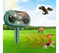 ASFASFq-Répulsif Chat Ultrasons Solaire- Repulsif Chat Extérieur - Imperméable - avec lumière LED - Chargement USB et Laser¿Répulsif pour Animaux Répulsif Ultrasonique pour Maison¿Jardin¿Verger