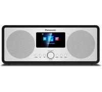 ASFASFq-RF-D40EGK-K Radio Internet et Dab+/FM avec Bluetooth, 6W, Haut-Parleurs de 7,5 cm, Écran Couleur TFT de 2,4 », Alarme et Minuterie de Mise en Veille, Télécommande, USB, Wi-FI, Noir