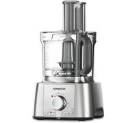 ASFASFq-Robot da Cucina MultiPro Express FDP65.590SI con Ampia Gamma di Accessori, Ciotola di Capacità 3 L, Potenza 1000 W, 2 Velocità Più Pulse, Argento