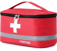 Asfasfq-Romon 1 Pièces Trousse De Secours Vide, Étanche Sac De Médecine Portable, Trousse De Médecine Sac D'urgence De Grande Capacité, Sac De Rangement De Médicaments Pour Maison, Bureau, Voyages