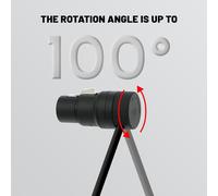 ASFASFq-Rotatif Low-Profile XLR 3 Broches Mâle à Femelle Câble Connecteur d'origine Microphone équilibré Cordon Audio