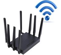 ASFASFq-Routeur 5G CPE 6, Routeur Double Bande WiFi6 5G CPE avec Emplacement pour Carte SIM, Réseau Ethernet Gigabit 1000 Mbps avec 8 Antennes, pour Le Moyen-Orient, l'asie et L'Afrique