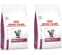 Asfasfq-Royal Canin Veterinary Renal Select Pack Double 2 X 400 G Aliment Complet Diététique Pour Chats Peut Contribuer À Soutenir La Fonction Rénale En Cas D'insuffisance Rénale