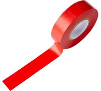 ASFASFq-Ruban Isolant électrique de 20 m ¿ Adhésif PVC Puissant Résistant à l'eau et Ignifuge Approuvé BS Utilisation Professionnelle et Bricolage Rouge
