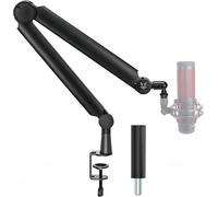 ASFASFq-SA-30 Bras de microphone rotatif à 360° avec support de microphone de 15,2 cm, support de microphone avec adaptateurs 6,35 mm, 9,5 mm et 5/8"", bras de microphone professionnel avec accessoire