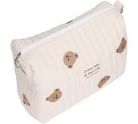 Asfasfq-Sac De Biberon, Poussette Portable Multifonctionnelle Sac À Couches Pochette Couches Pour Bébé Modèle Mignon Sac De Rangement Pour Couches À Couches(Bear Embroidery)